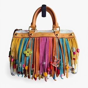 Vintage Louis Vuitton x Takashi Murakami Fringe Speedy